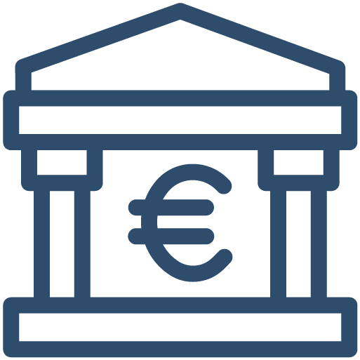 icona stilizzata di una banca